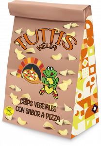 Packaging de tuttis sabor pizza