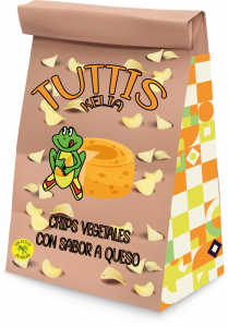 Packaging de tuttis sabor pizza
